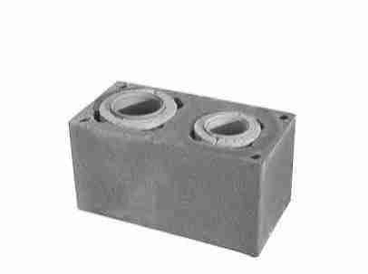 Element de beton cos de fum