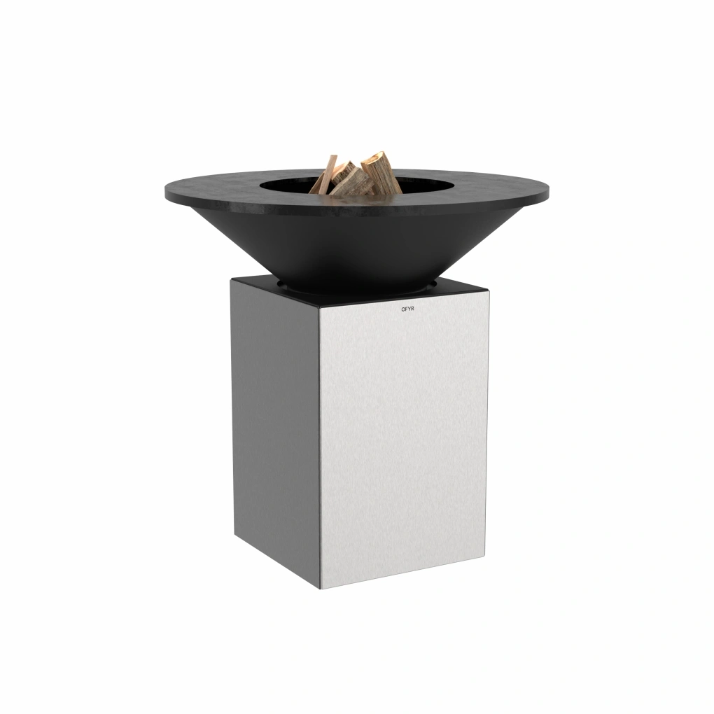 Gratar OFYR 100 Inox Periat cu vatra de gatit pe lemne - Editie aniversara